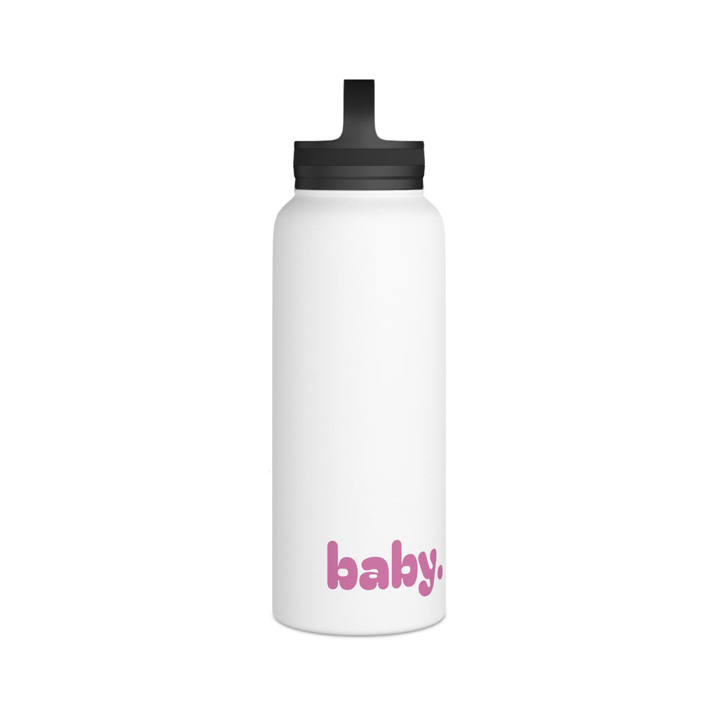 Stainless Steel Water Bottle, Handle Lid